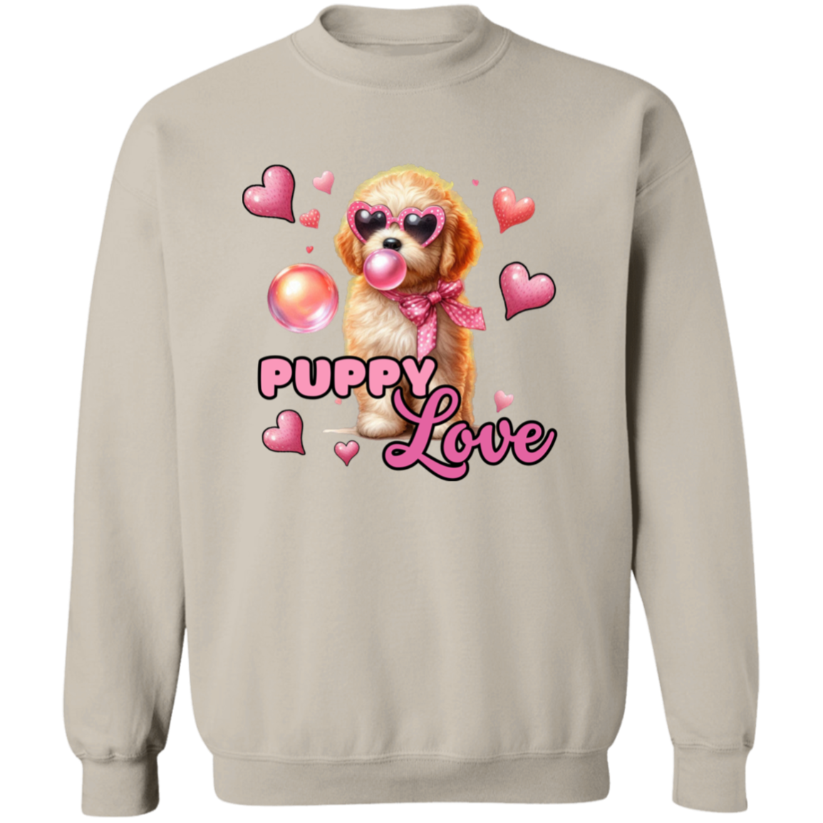Puppy Love Heart Sweatshirt