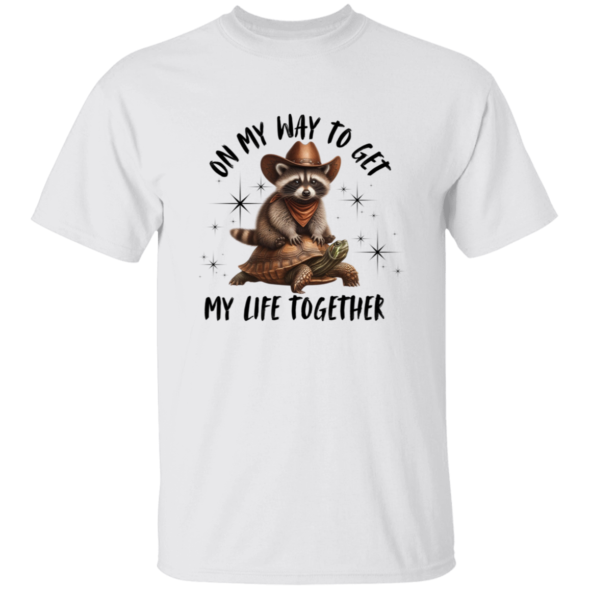 On My Way To Get My Life Together Funny T-Shirt