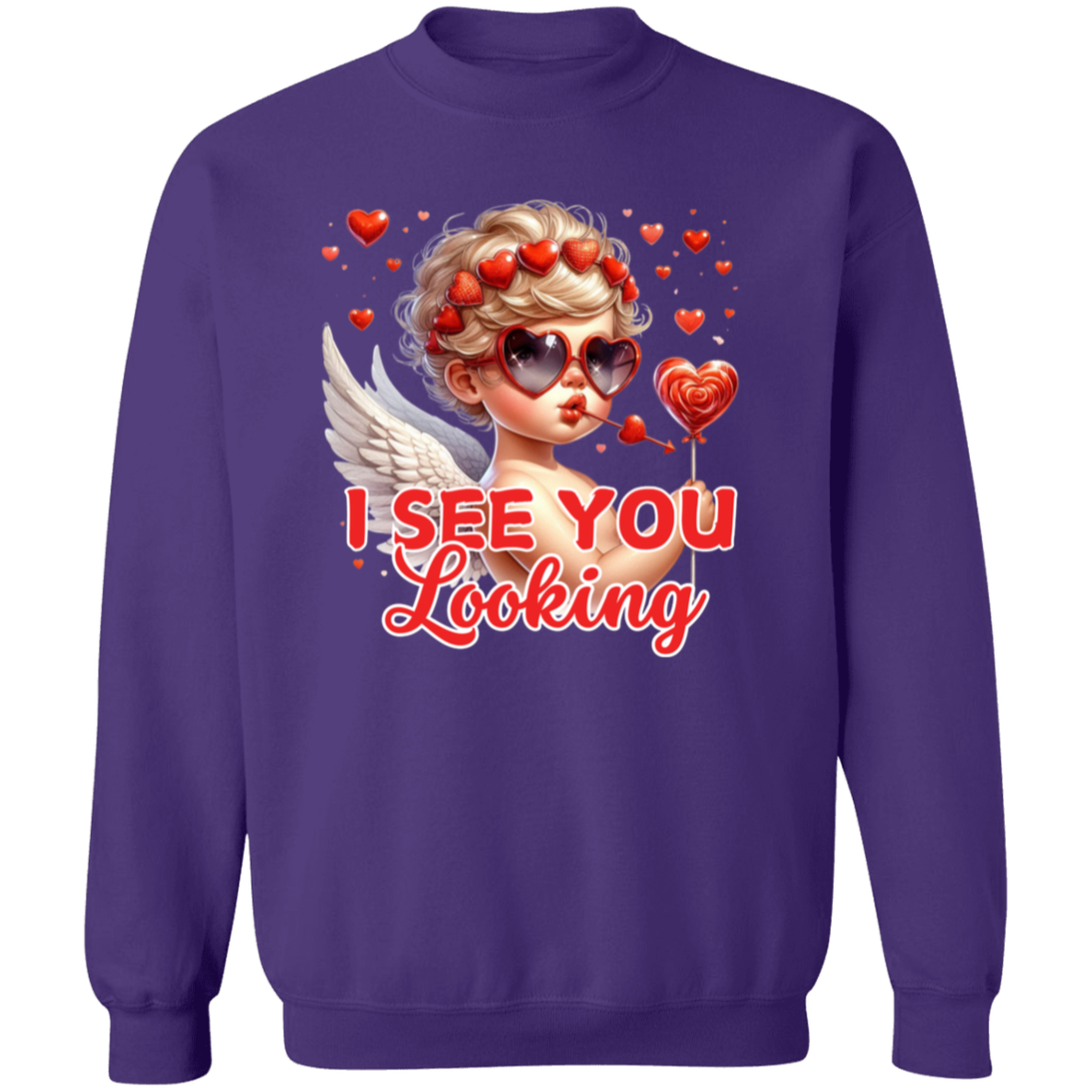 I See You Looking Funny Valentine's Day Sweatshirt