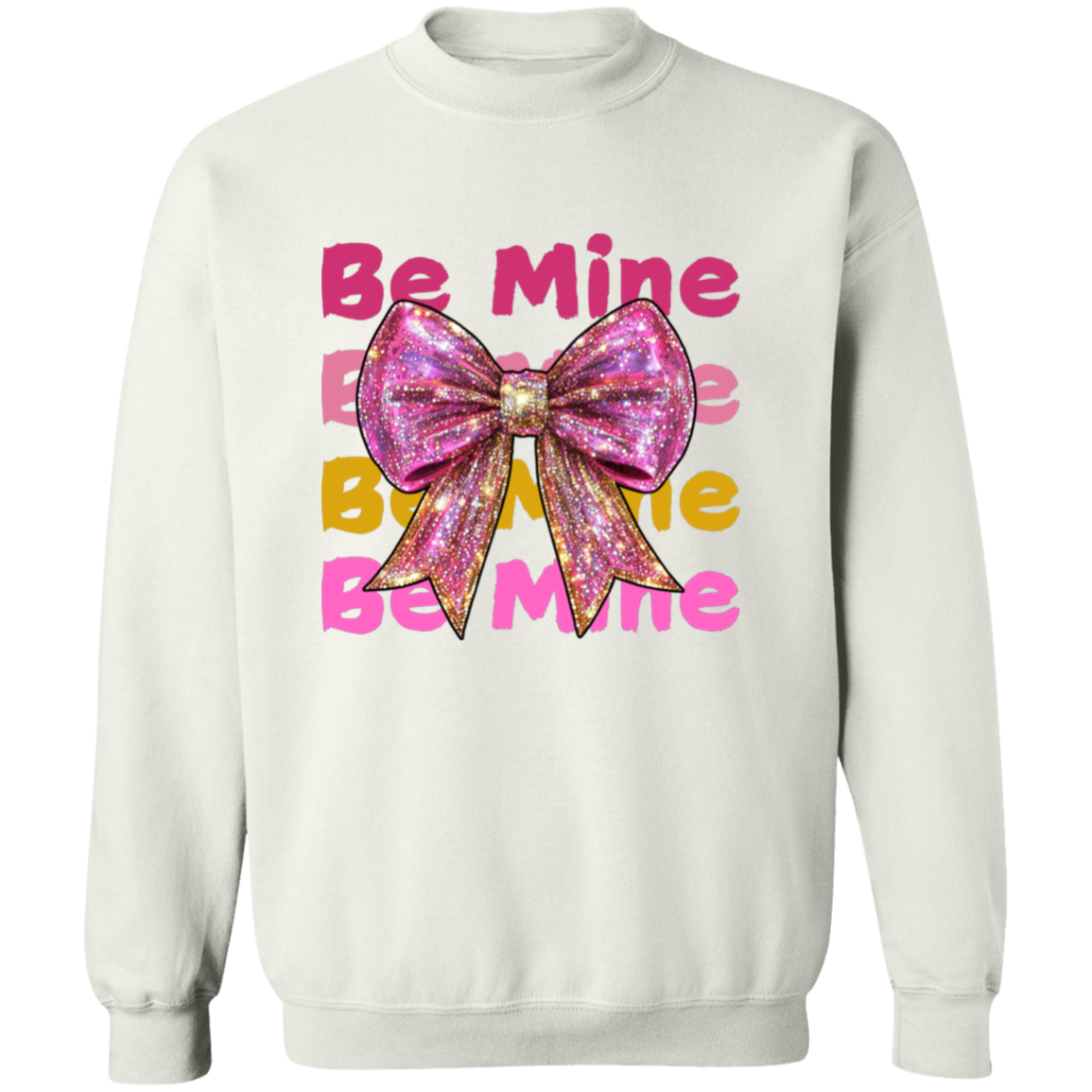 Valentine's Day Be Mine Crewneck Pullover Sweatshirt