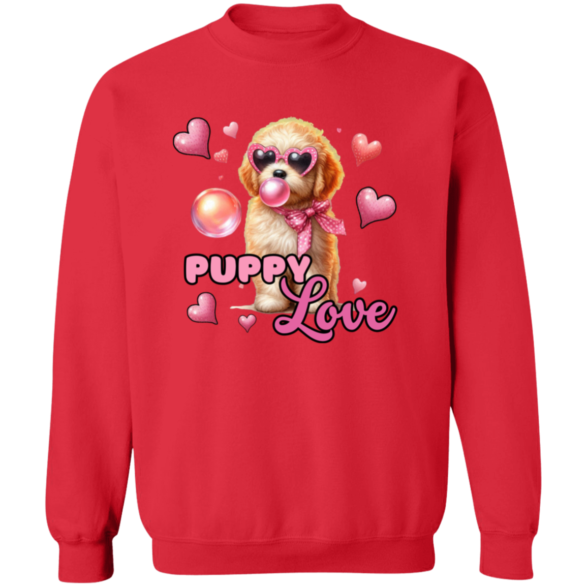 Puppy Love Heart Sweatshirt