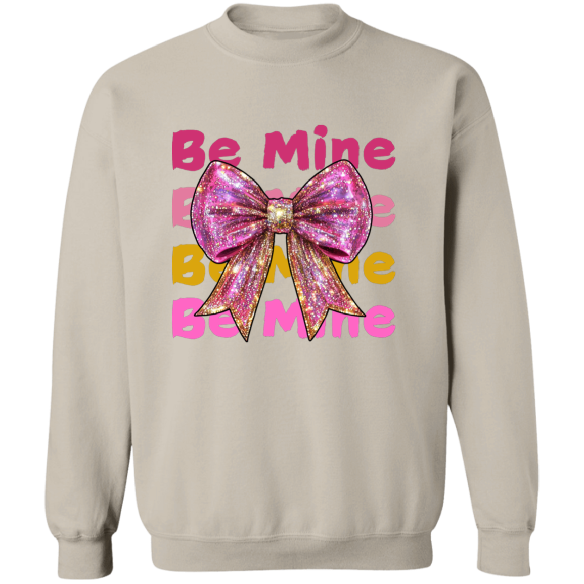 Valentine's Day Be Mine Crewneck Pullover Sweatshirt