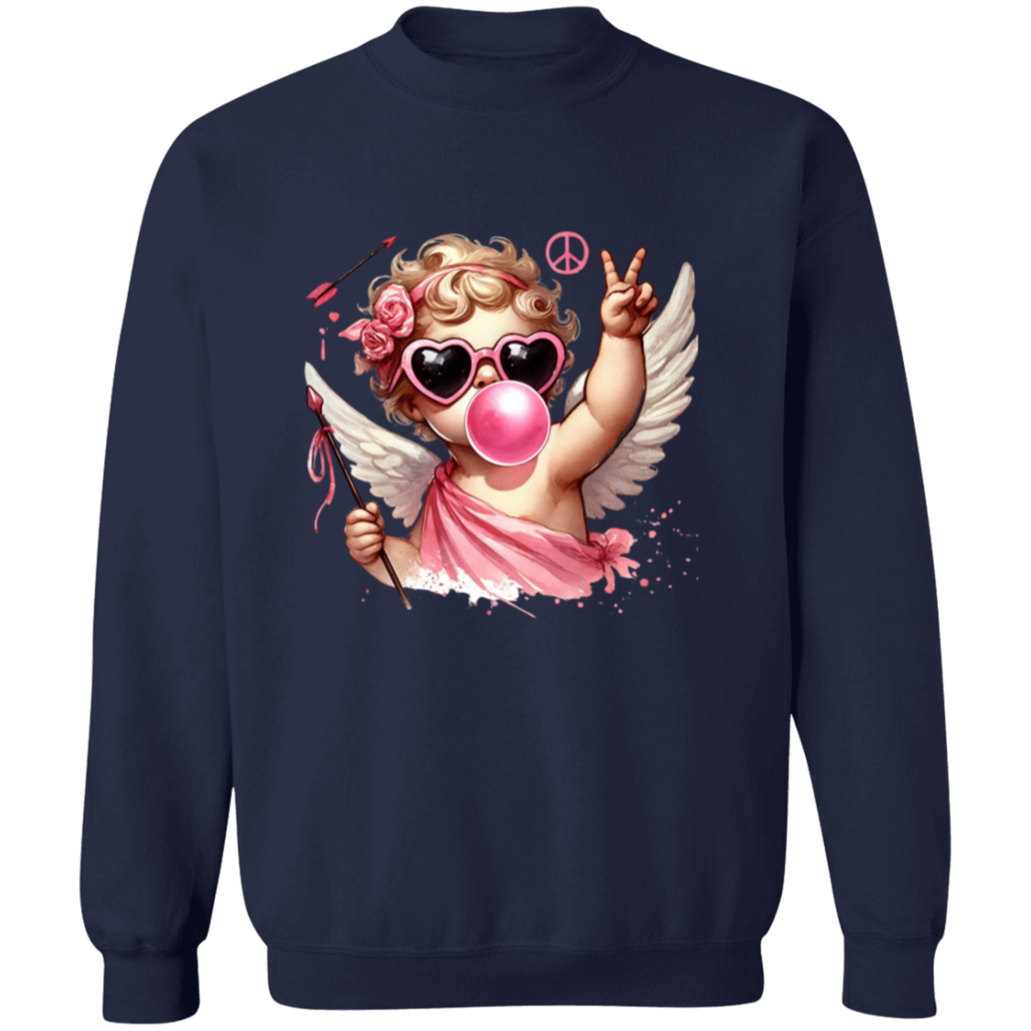 Love Is Poppin' Valentine's Day Women's Sweatshirt