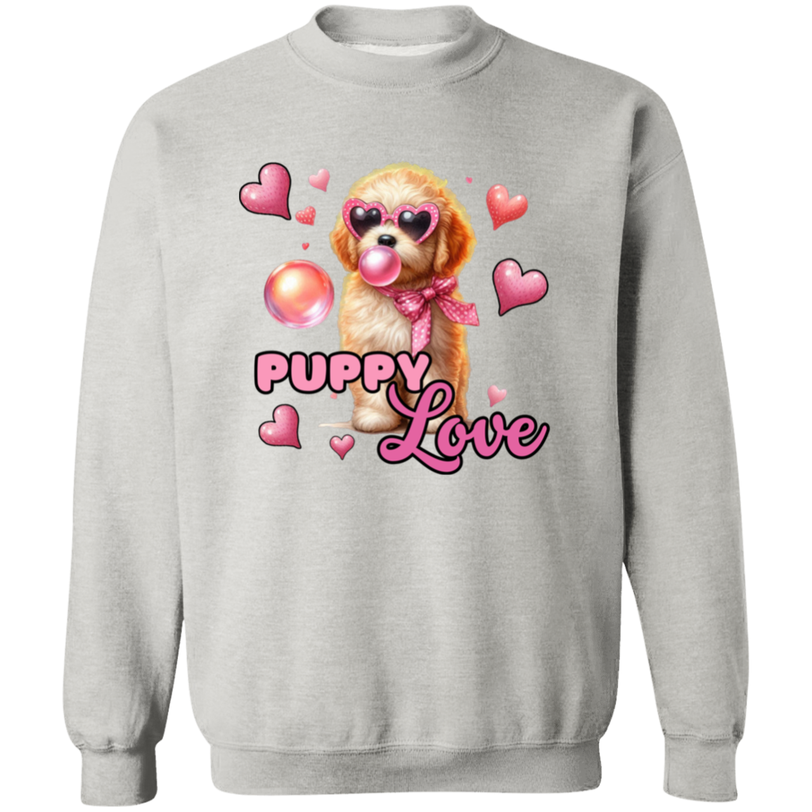 Puppy Love Heart Sweatshirt