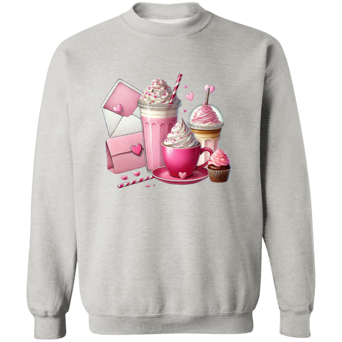 Coffee Love Valentine's Day Pullover Sweatshirt