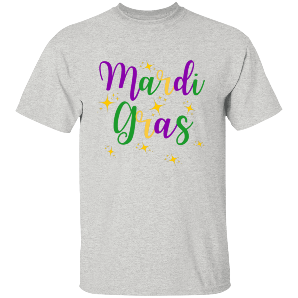 Mardi Gras gold stars T-Shirt