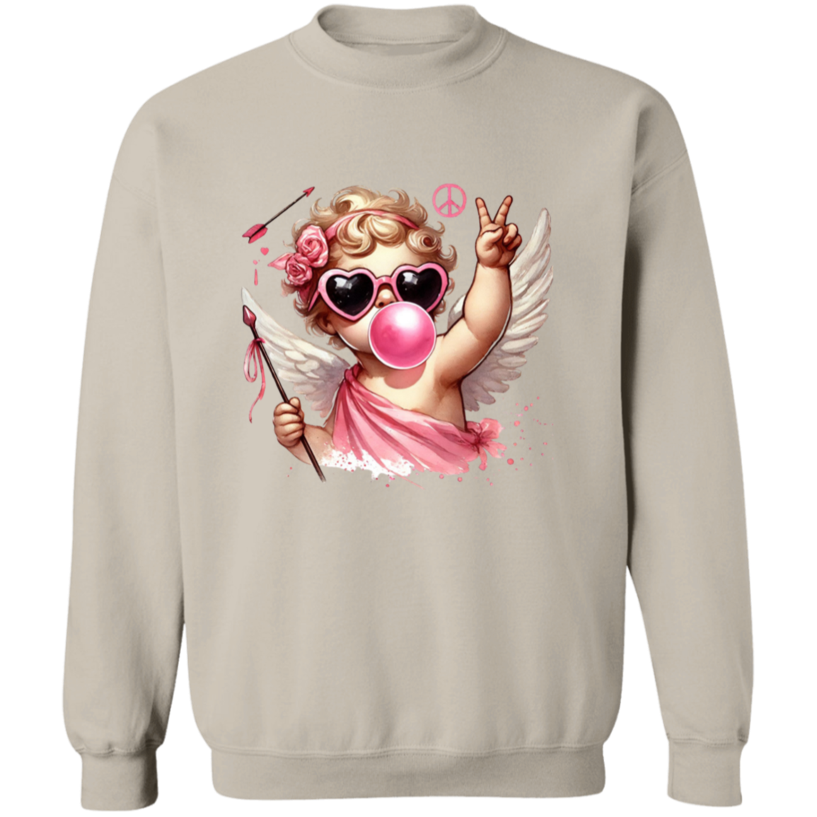 Love Is Poppin' Valentine's Day Women's Sweatshirt