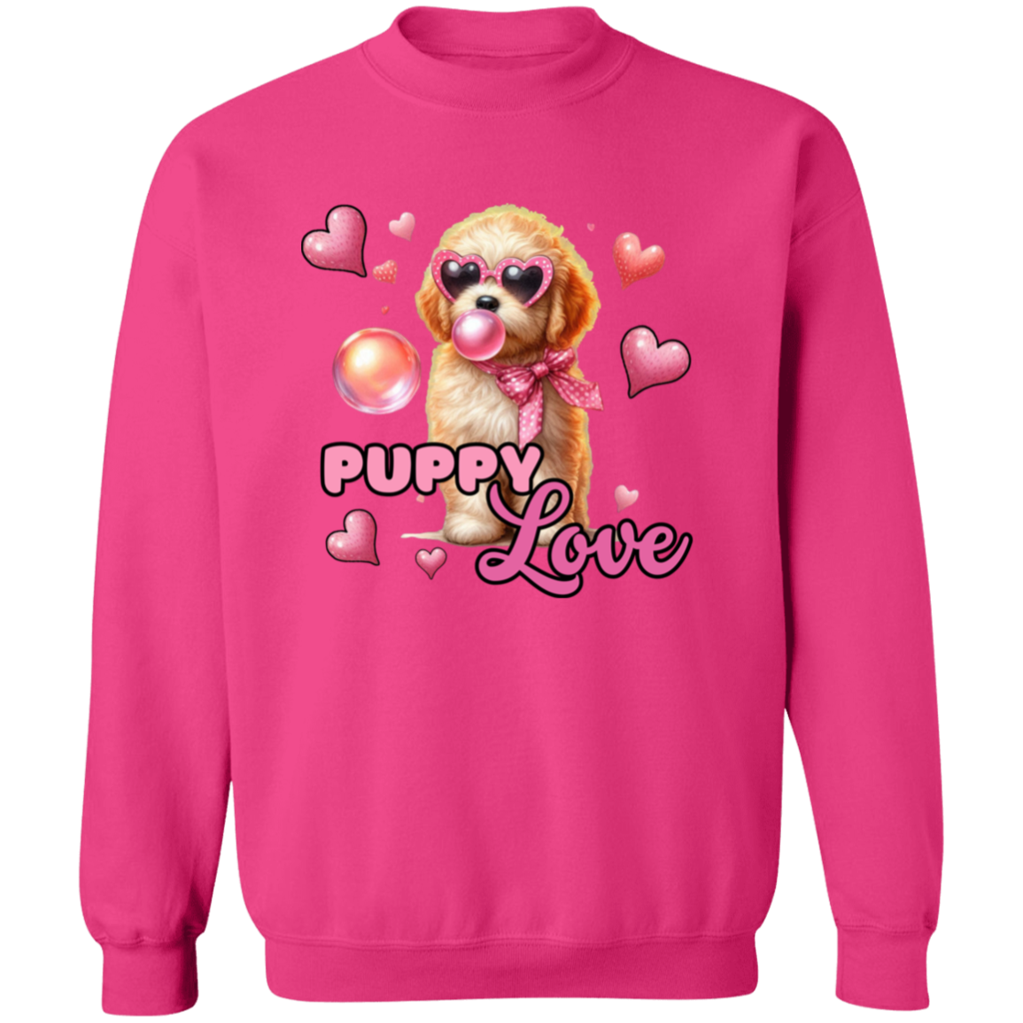 Puppy Love Heart Sweatshirt
