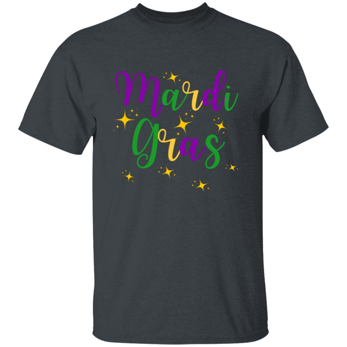 Mardi Gras gold stars T-Shirt