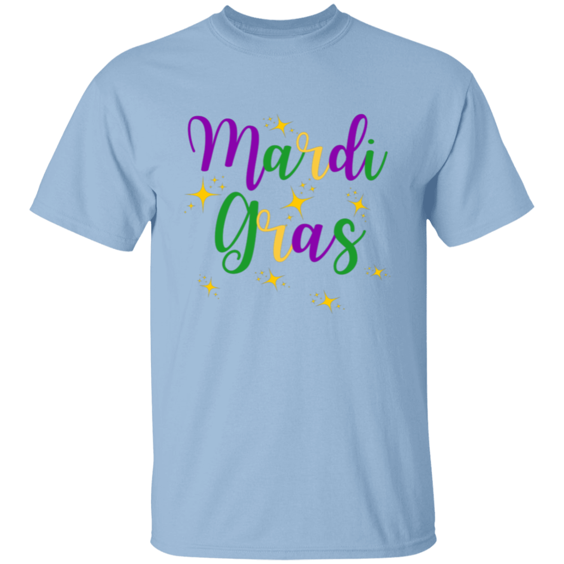 Mardi Gras gold stars T-Shirt