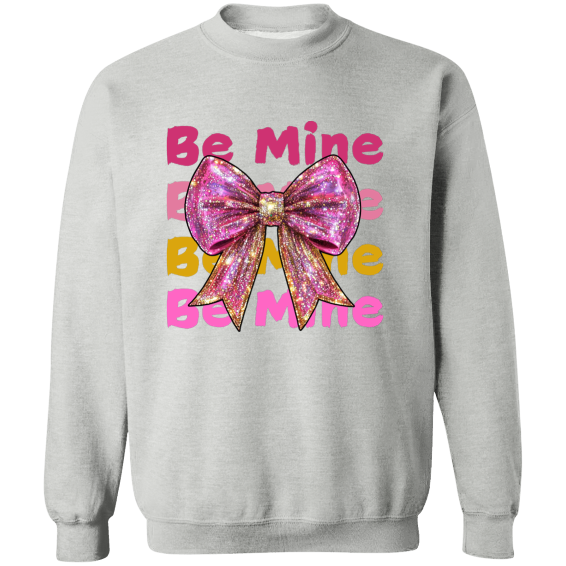 Valentine's Day Be Mine Crewneck Pullover Sweatshirt