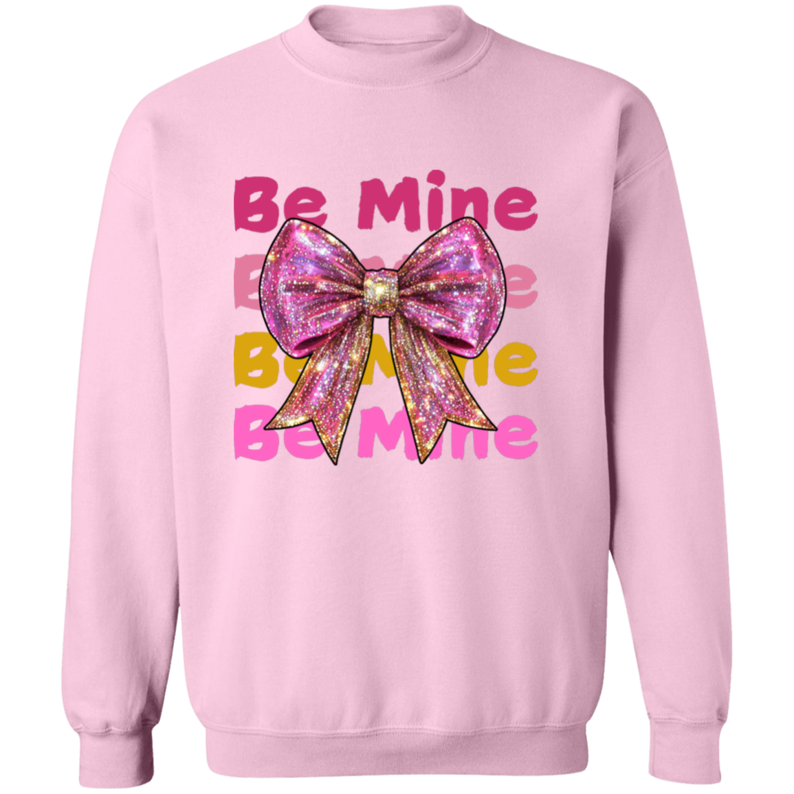 Valentine's Day Be Mine Crewneck Pullover Sweatshirt