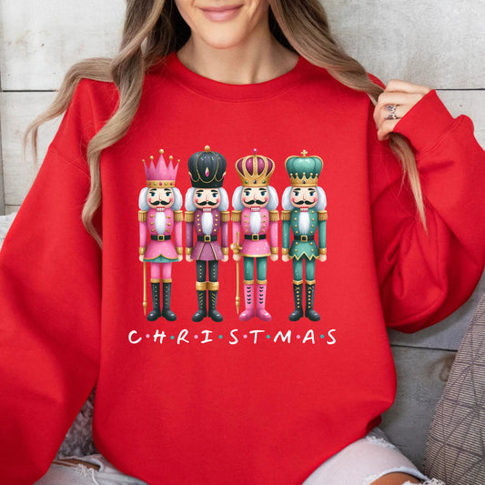Christmas Nutcracker Friends Inspired Crewneck Pullover Sweatshirt