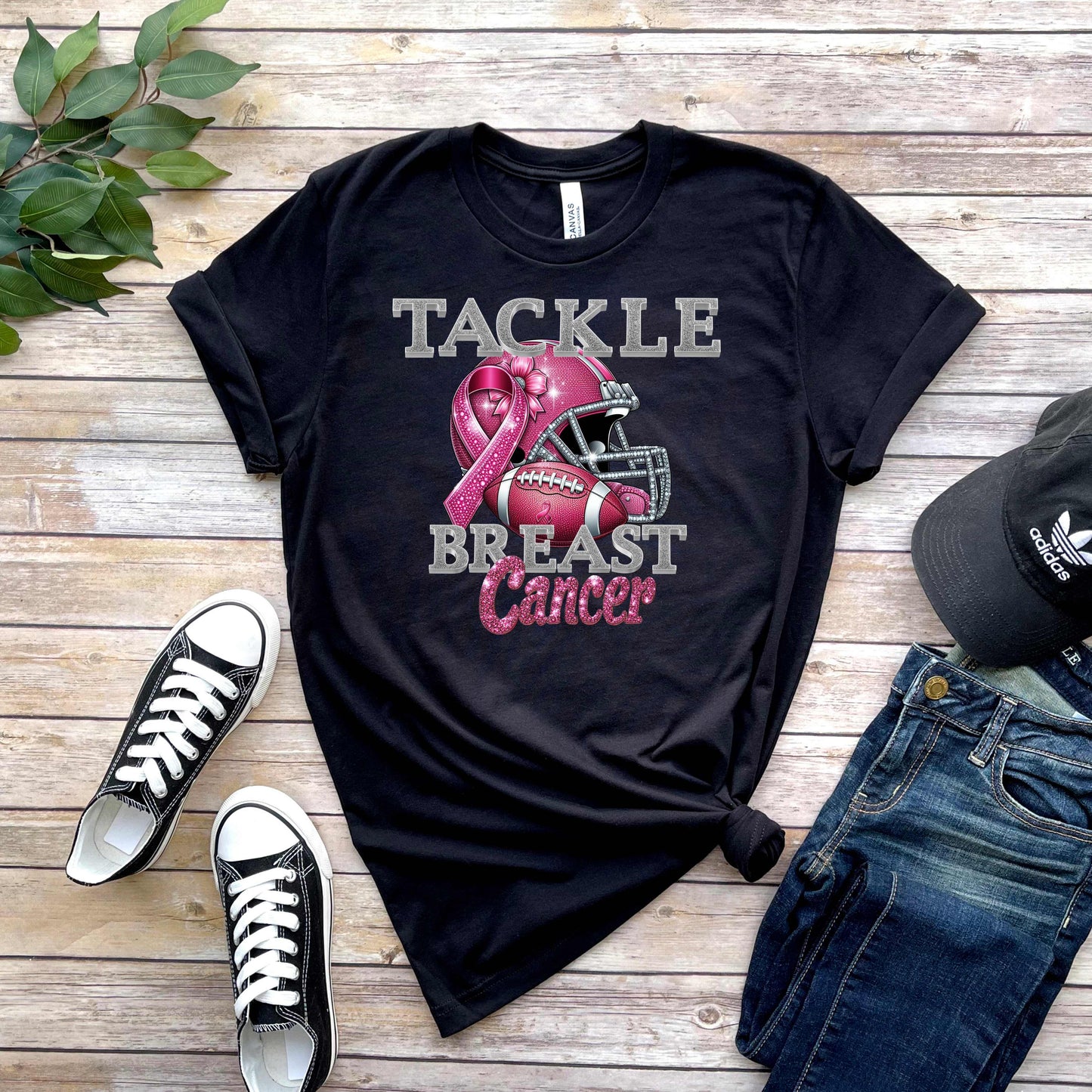 Tackle Breast Cancer T-Shirt