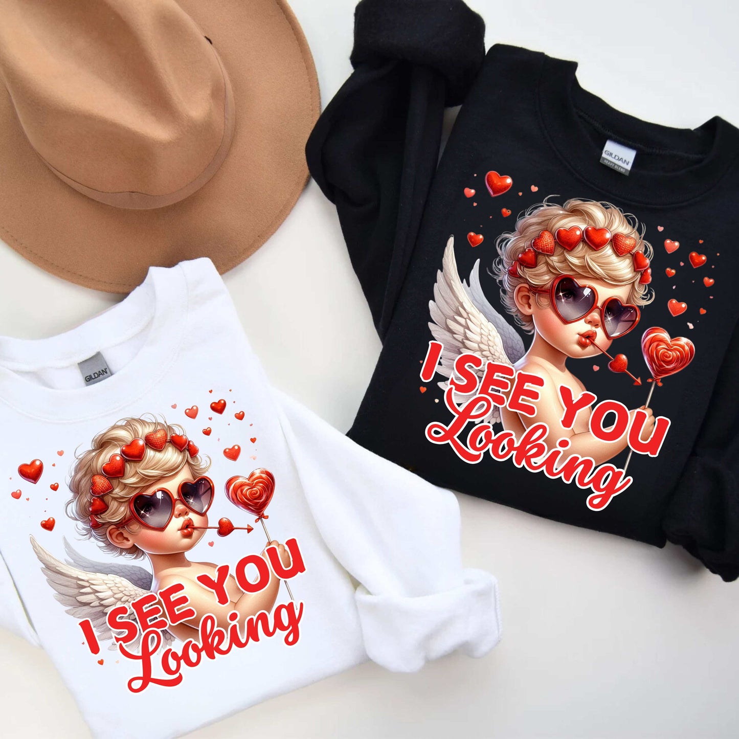 I See You Looking Funny Valentine's Day Sweatshirt