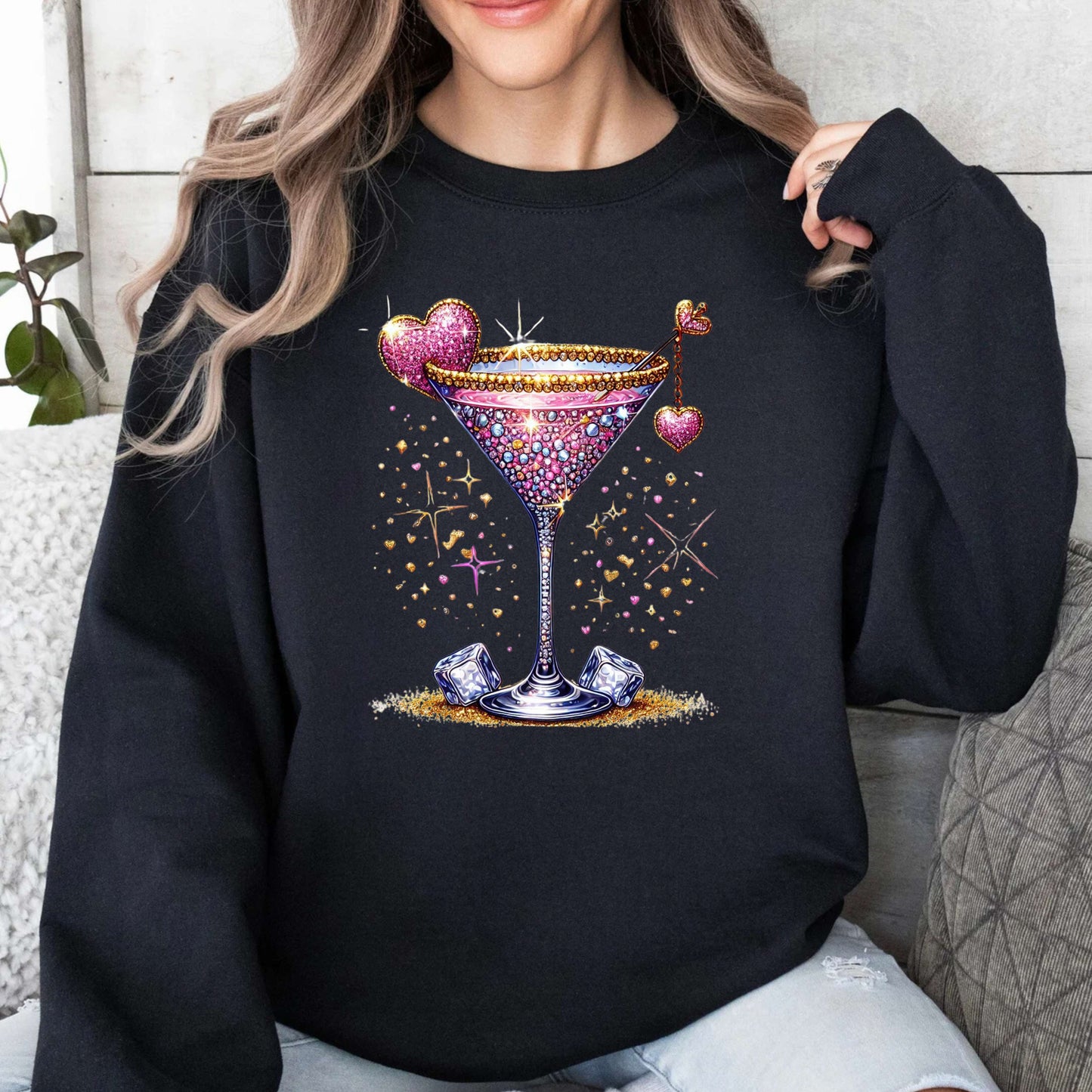 Pink Martini Valentine's Day Sweatshirt