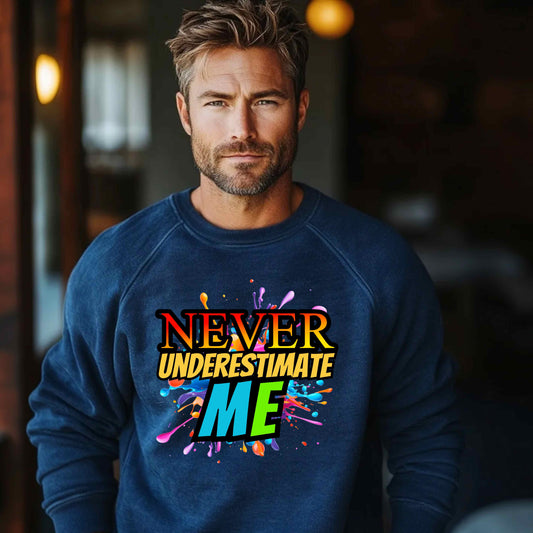 Never Underestimate Me Sweatshirt