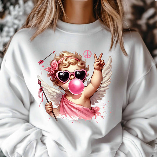 Love Is Poppin' Valentine's Day Women's Sweatshirt
