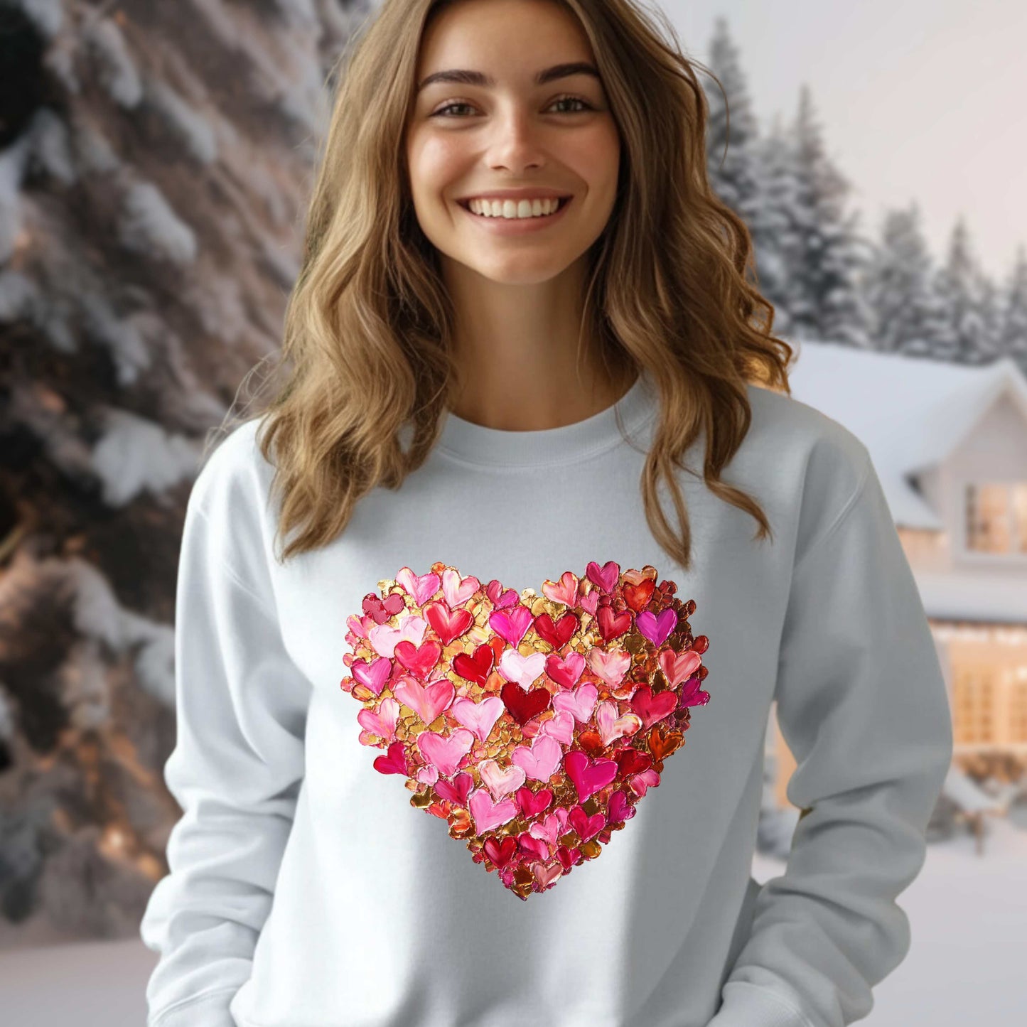 Hearts of Love Valentine's Day Sweatshirt
