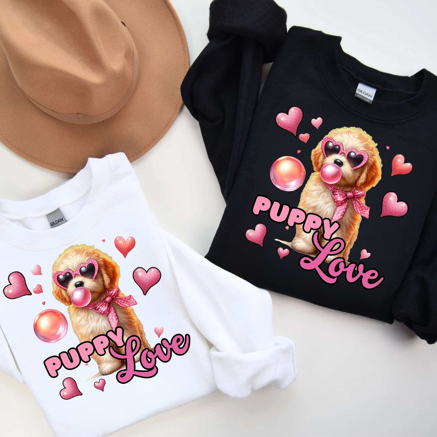 Puppy Love Heart Sweatshirt