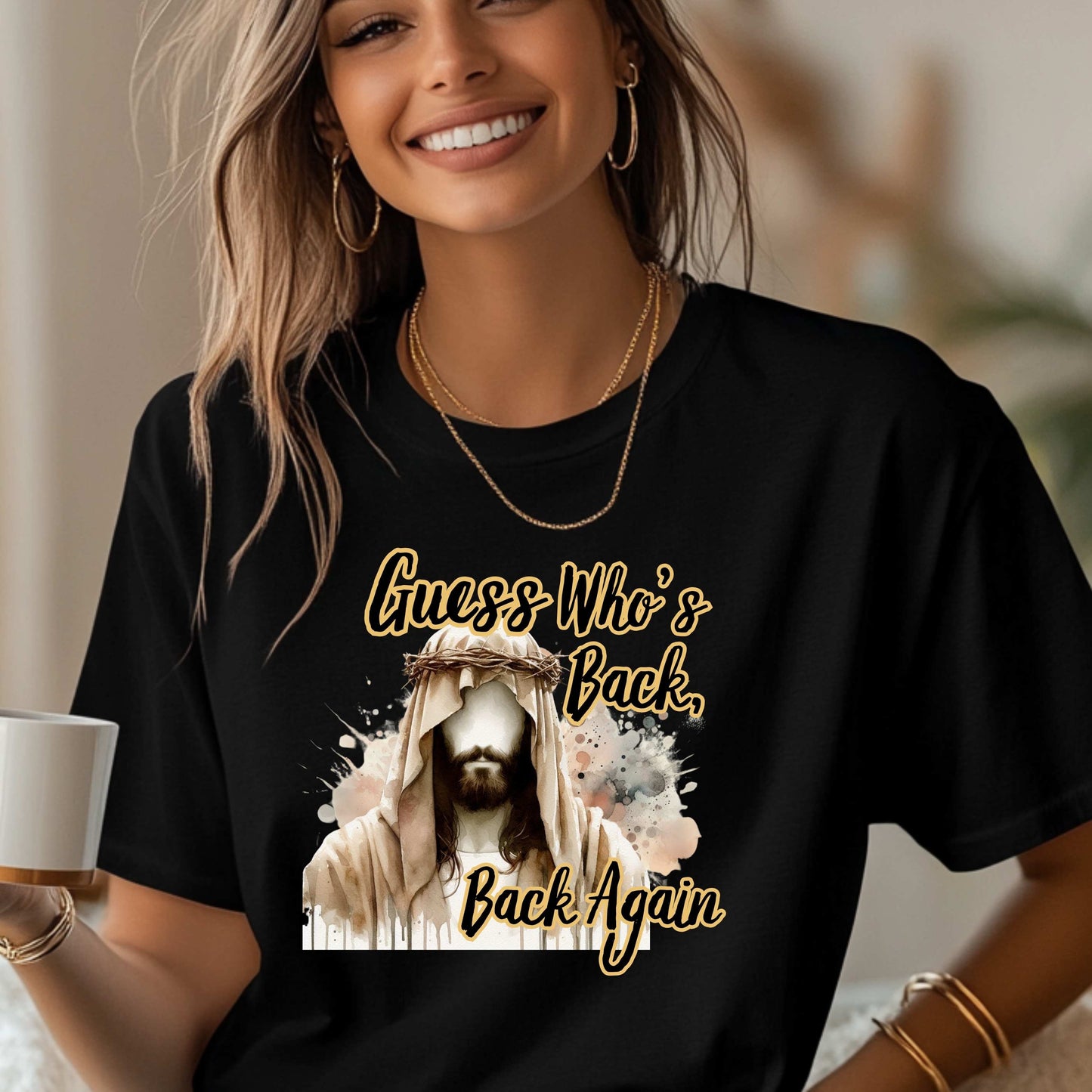 Guess Who's Back Christian Easter Funny T-Shirt