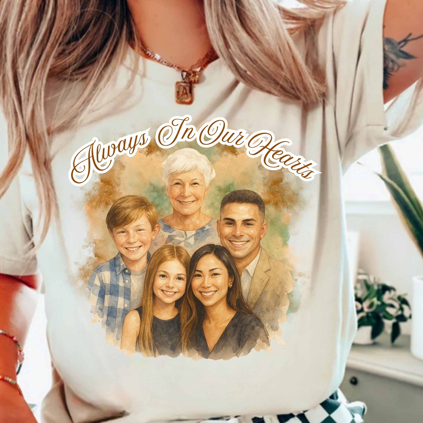 Special Mother's Day Memorial Customizable T-Shirt