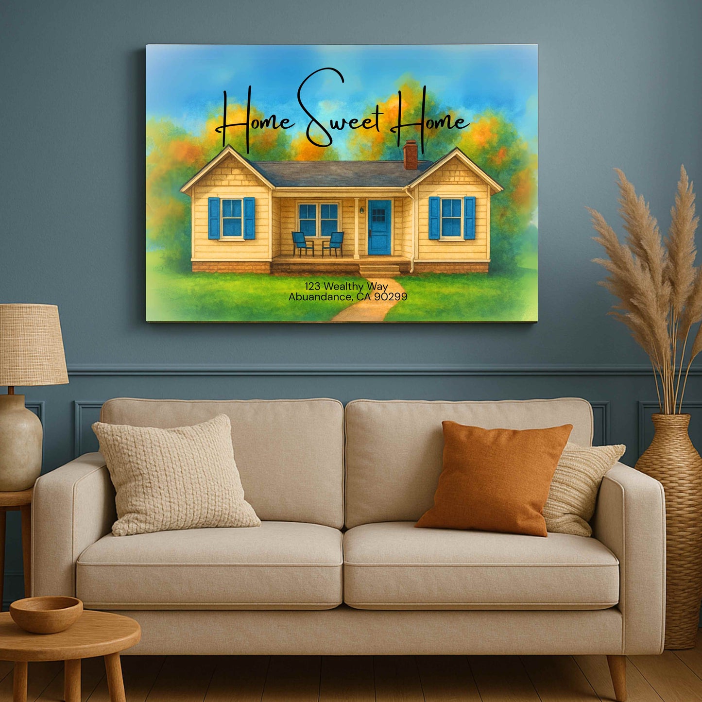 Home Sweet Home Wall Art Great Gift Idea For New Homeowners, House Warming Gifts, Realtor Gifts & More
