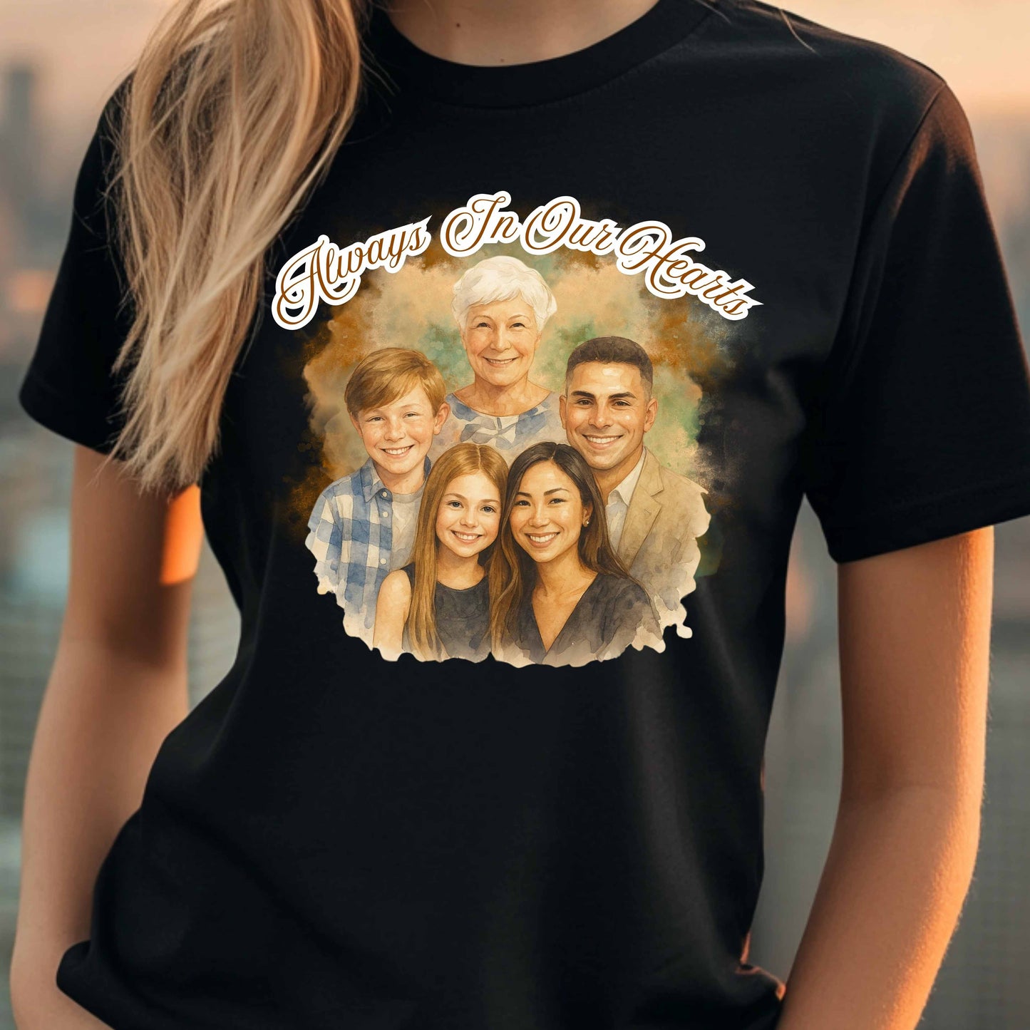 Special Mother's Day Memorial Customizable T-Shirt