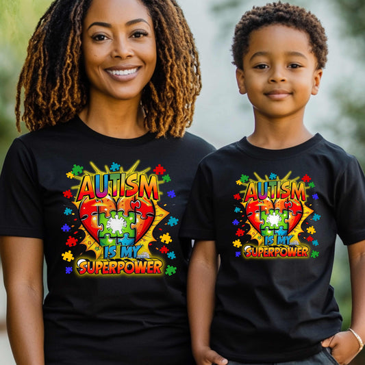 Autism Is My Superpower Autism Awareness T-Shirt