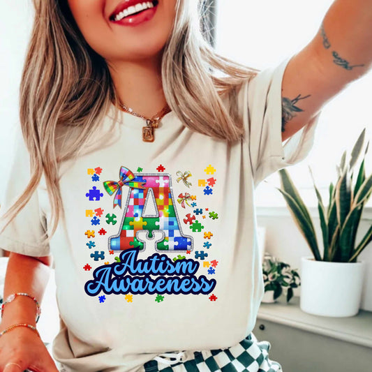 Autism Awareness Bling A T-Shirt