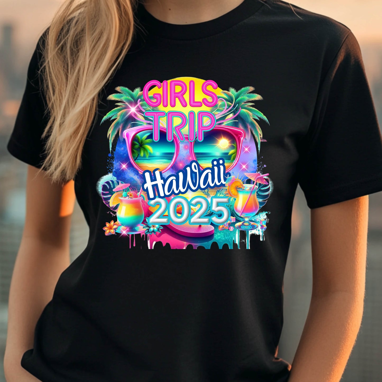 Girls Trip Custom Design T-Shirt
