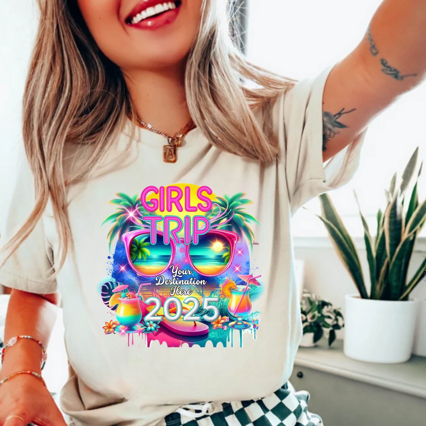 Girls Trip Custom Design T-Shirt