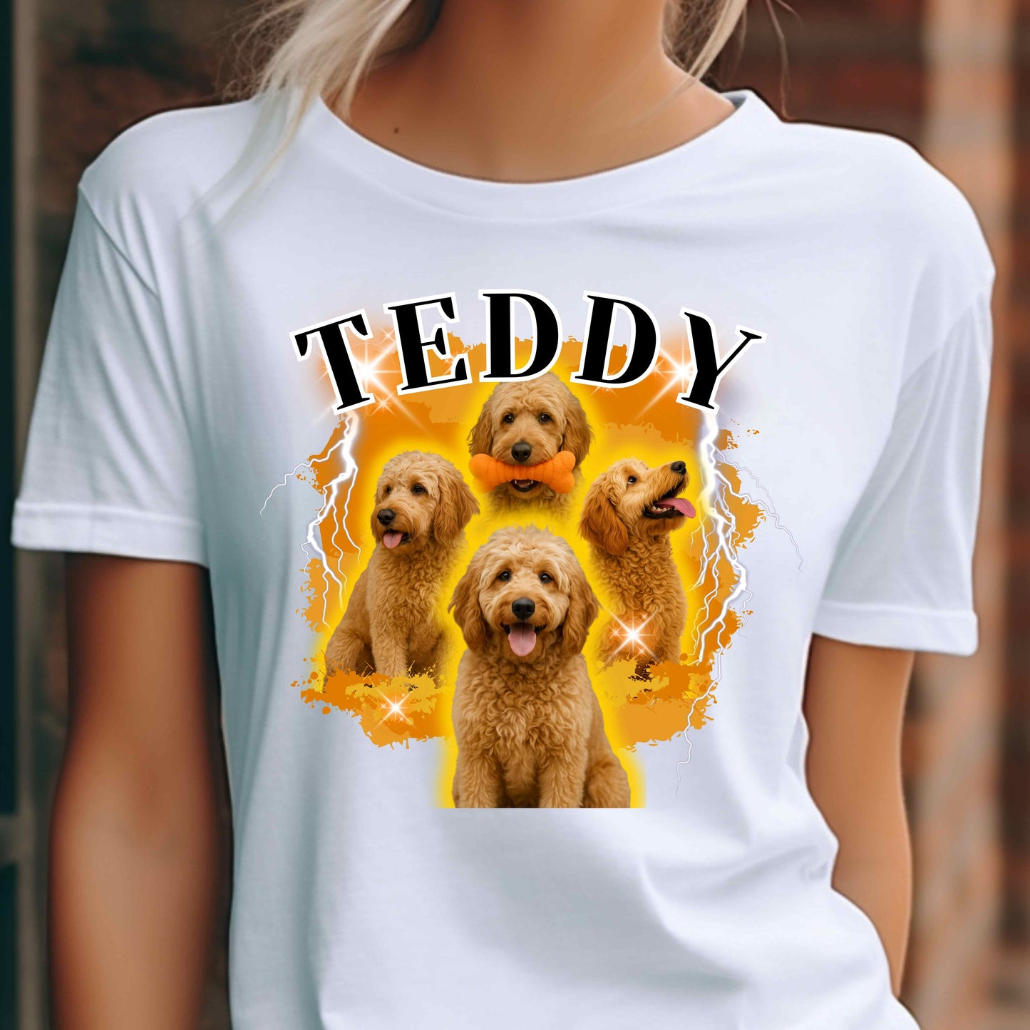 Customizable Pet & Dog TShirt, Bootleg Retro Shirt, Great Dog Remembrance Gift