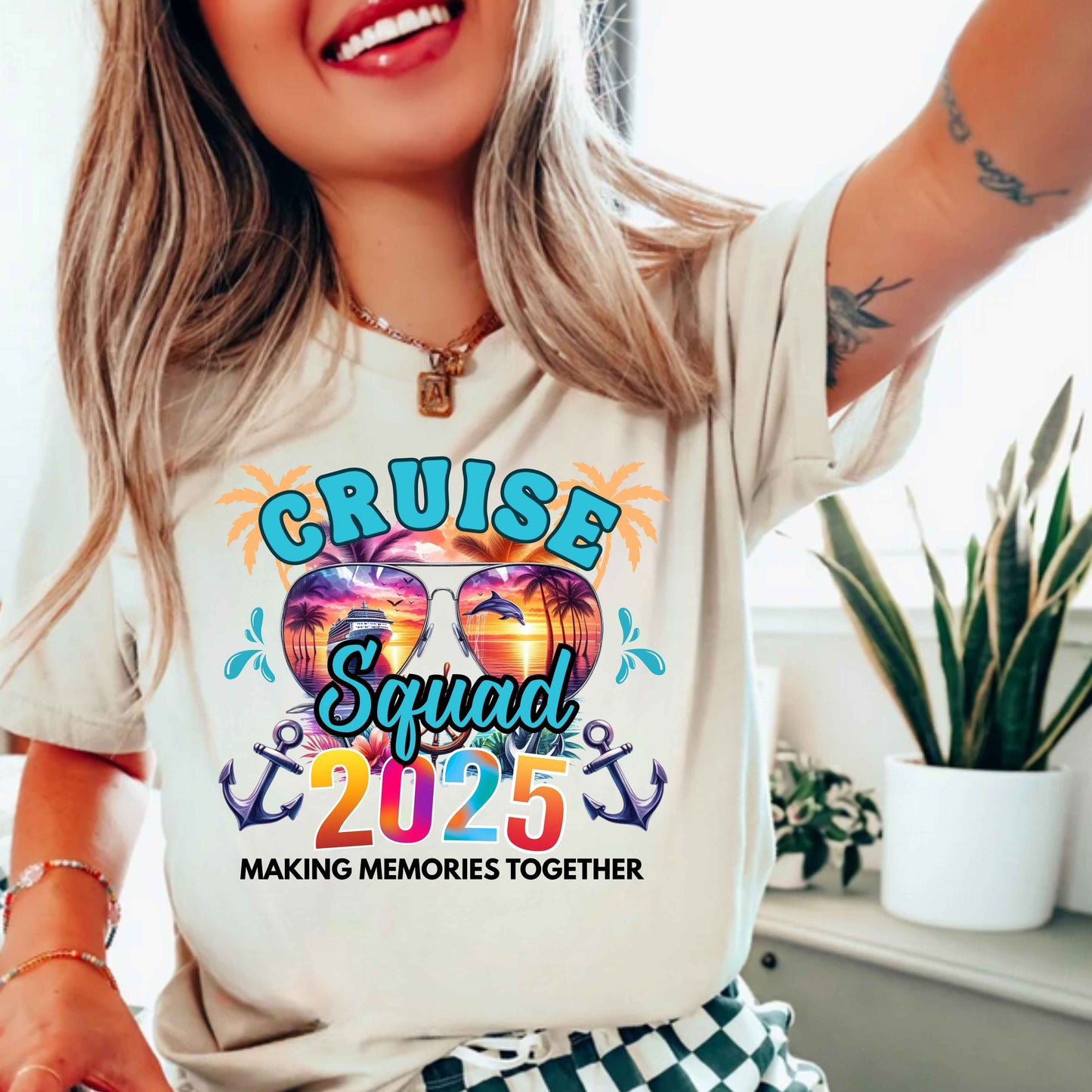 Cruise Squad 2025 Family Vacation T-Shirt