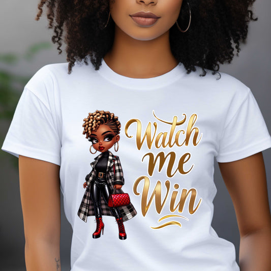 Watch Me Win Customizable T-Shirt