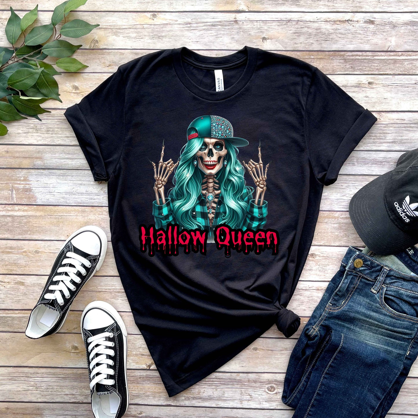 Hallow Queen Halloween Tshirt
