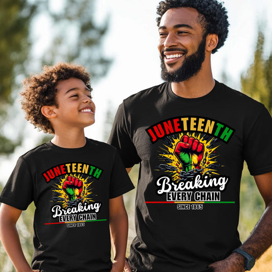 Juneteenth Breaking Every Chain T-Shirt