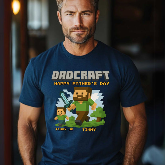 DADCRAFT Customizable Father & Son T-Shirt
