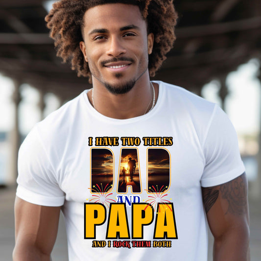Granddad Customizable Photo T-Shirt | Great Gift Idea