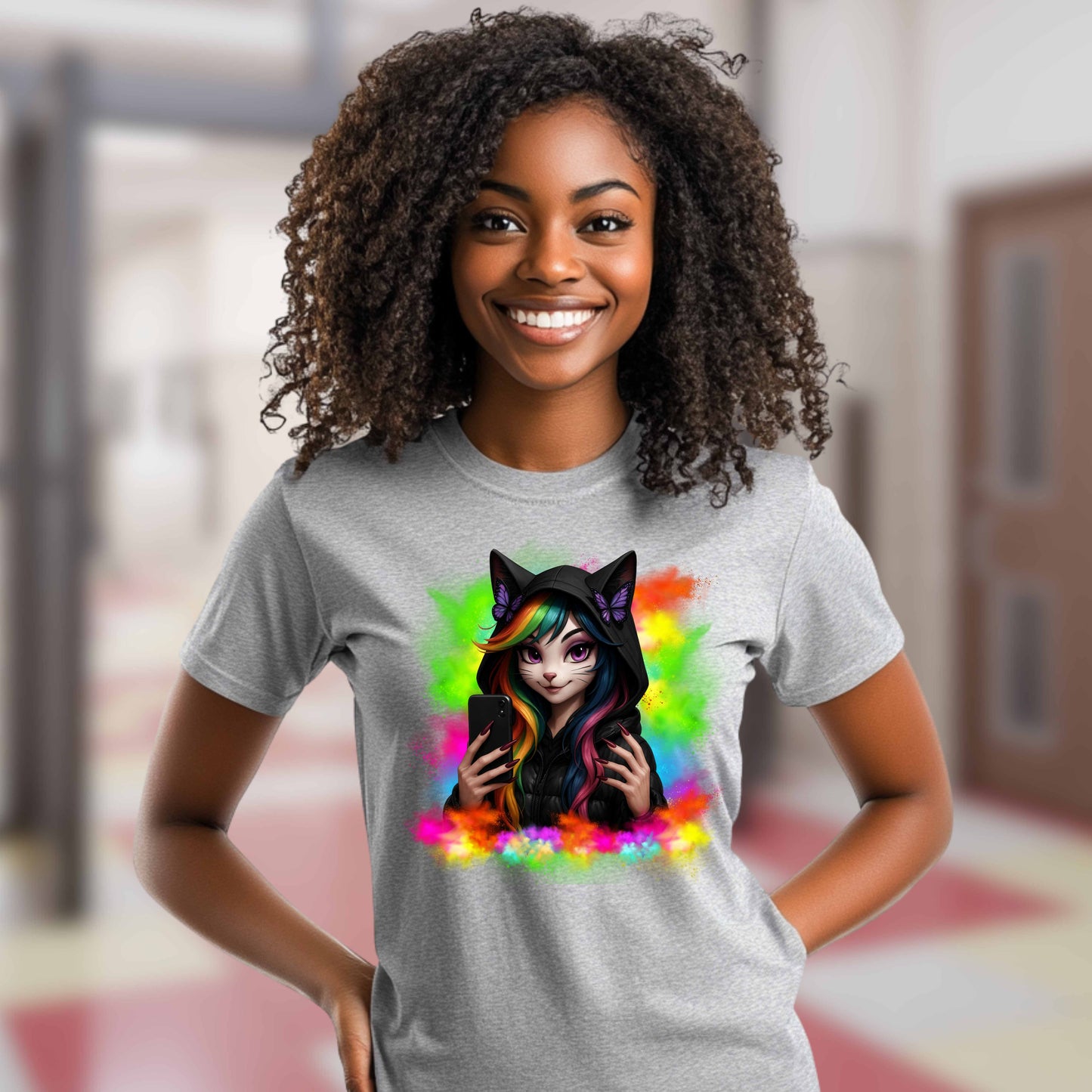 Anime Colorful Back to School T-Shirt