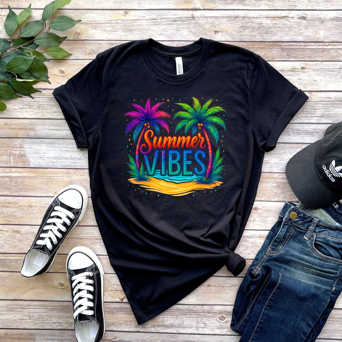 Summer Vibes Vibrant Fun T-Shirt