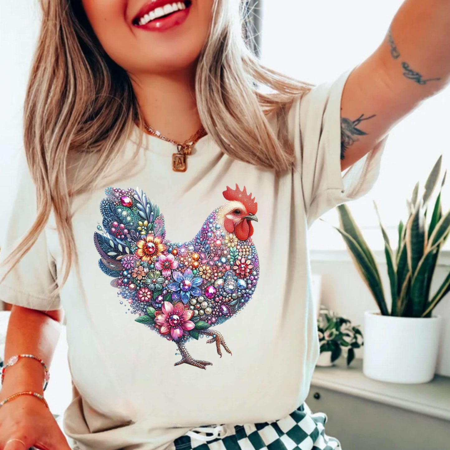 Blinged Out Rooster T-Shirt