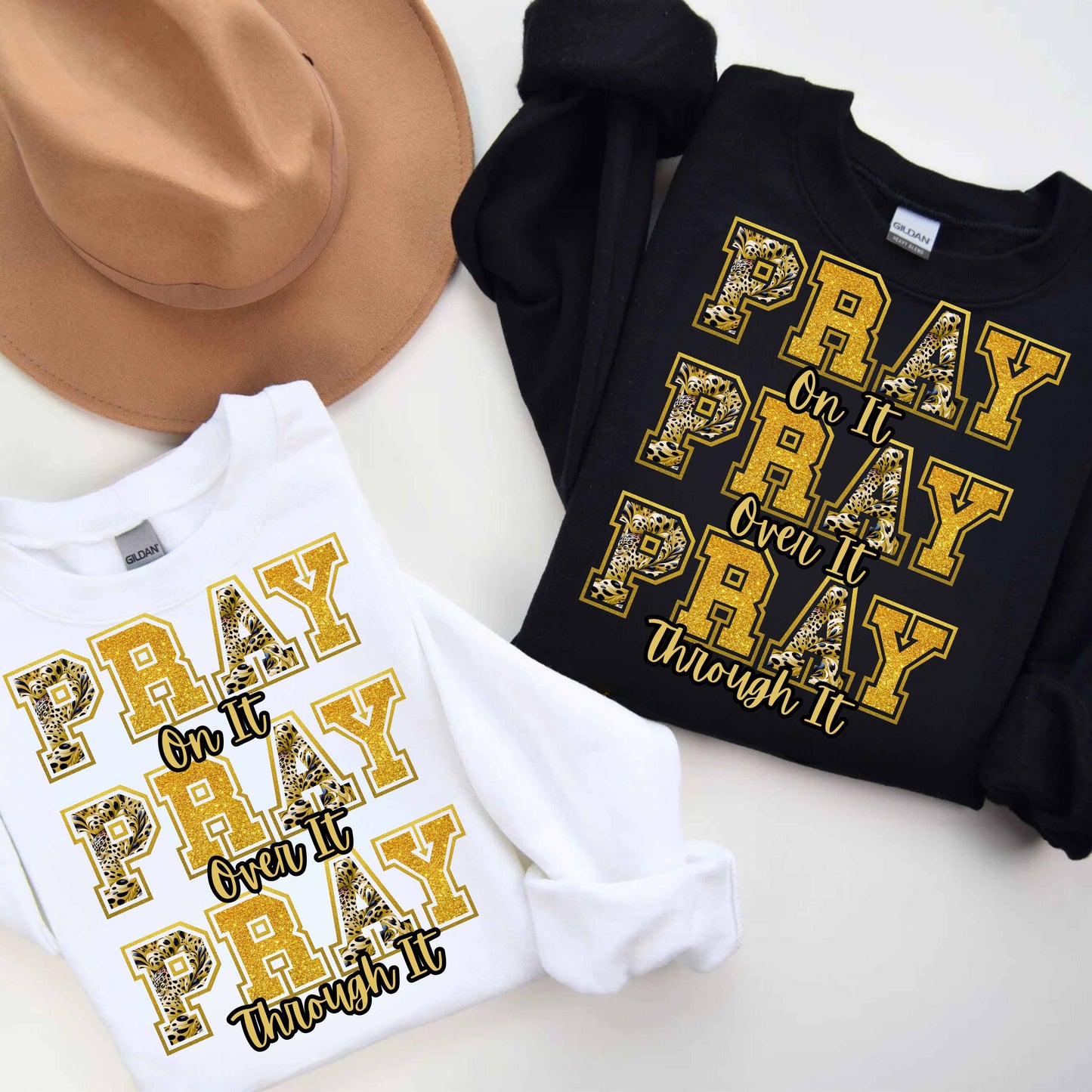 Pray Over It Crewneck Pullover Sweatshirt