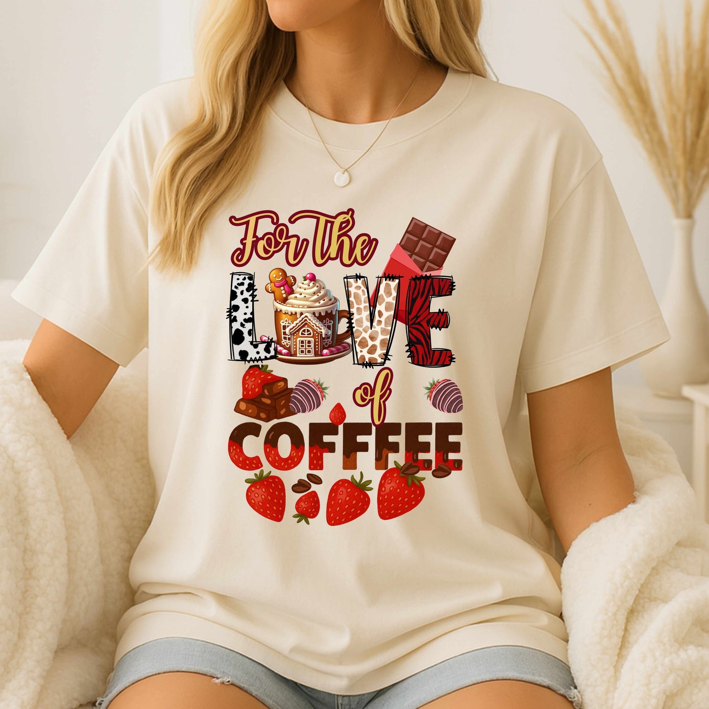 For the Love of Coffee | Coffee Lovers T-Shirt