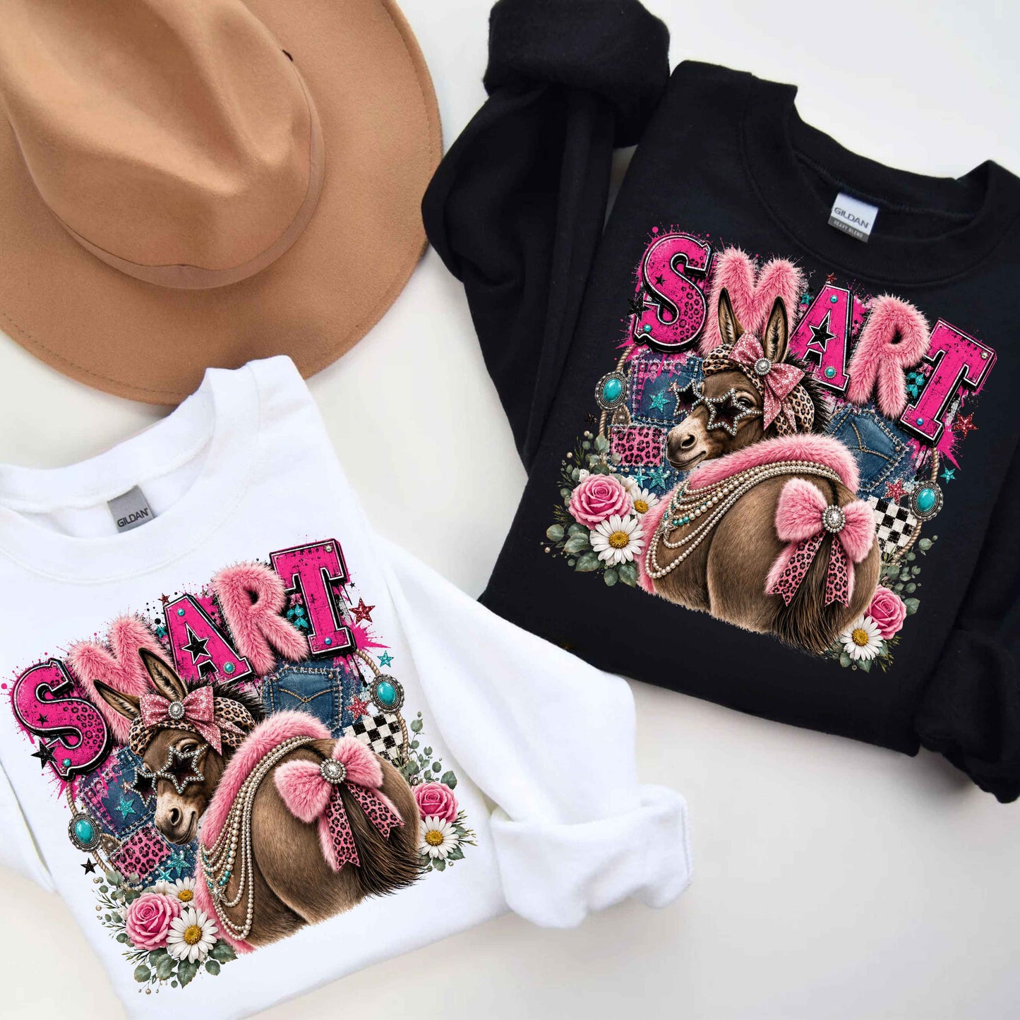 Smart A$$ Funny Crewneck Pullover Sweatshirt