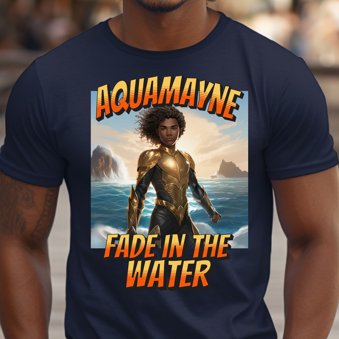 Aquamayne Fade In the Water Tshirt - Montgomery Brawl