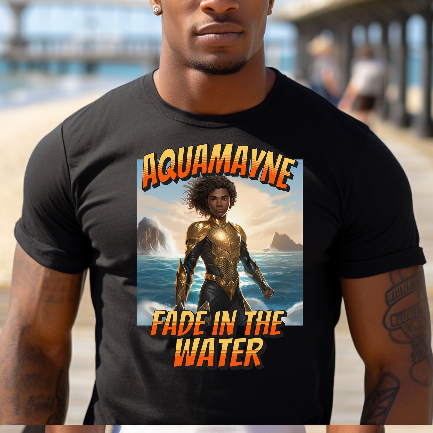 Aquamayne Fade In the Water Tshirt - Montgomery Brawl