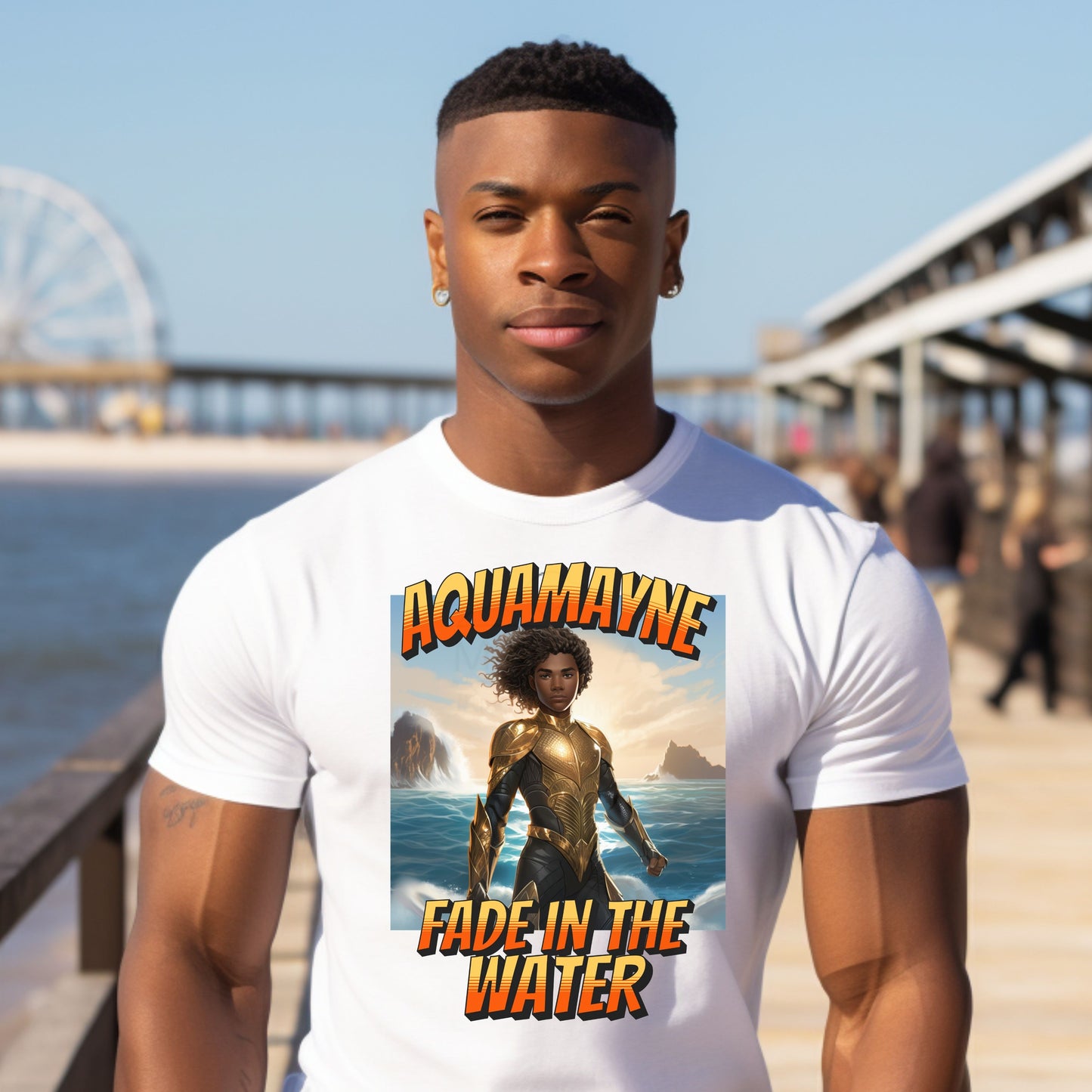 Aquamayne Fade In the Water Tshirt - Montgomery Brawl