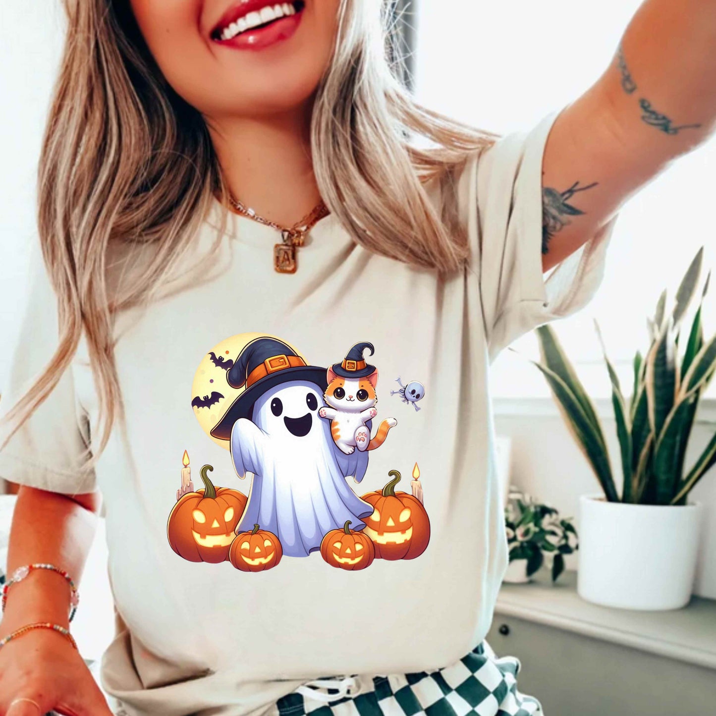 Friendly Ghost Halloween T-Shirt