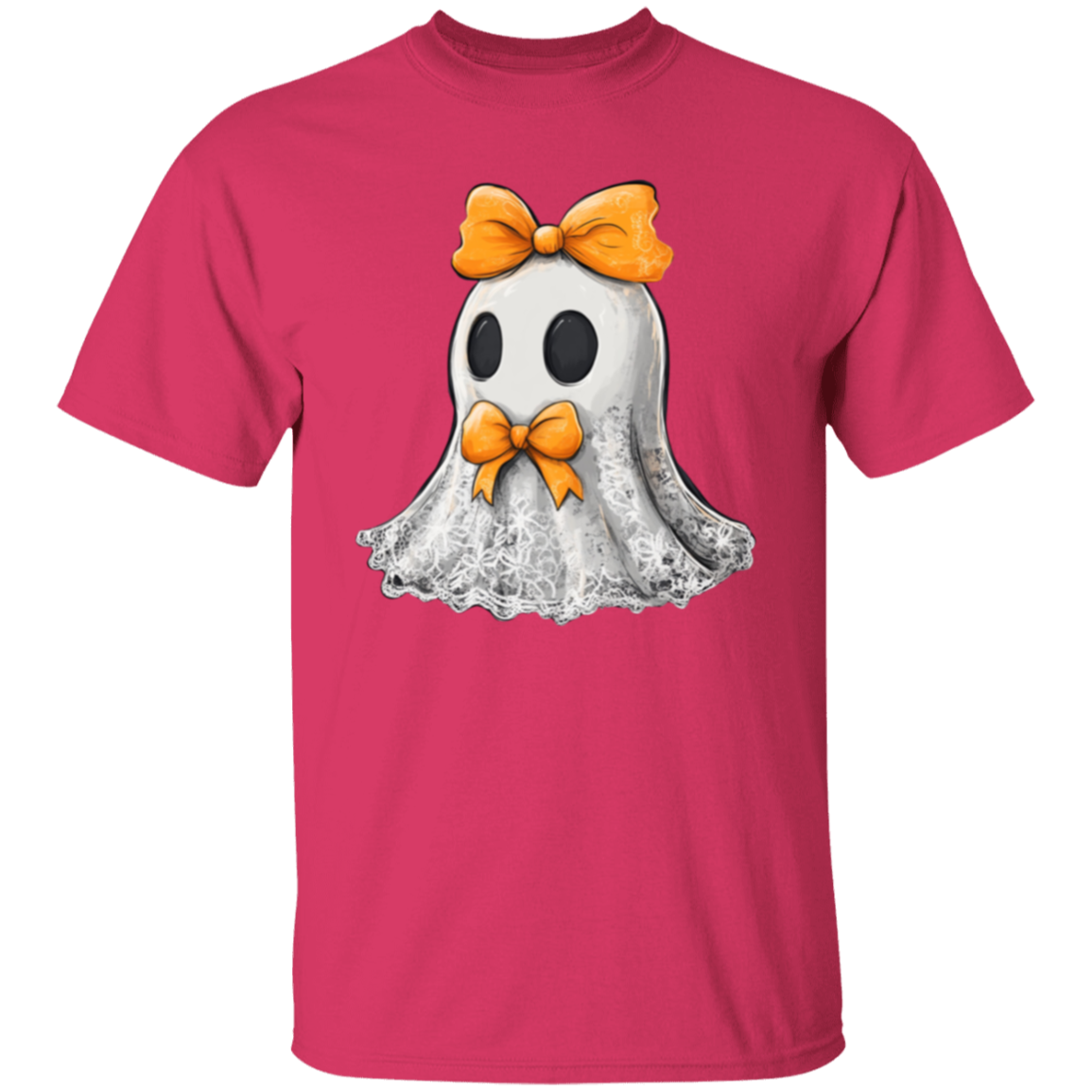 The Lace Ghost with Hair Bow T-Shirt